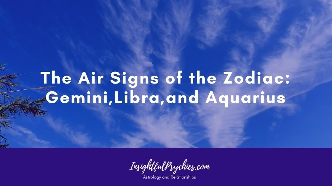 Powietrzne znaki zodiaku