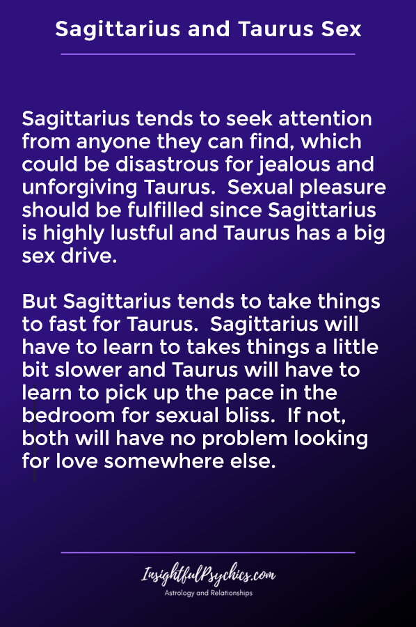 Keserasian Sagittarius dan Taurus - Api + Bumi