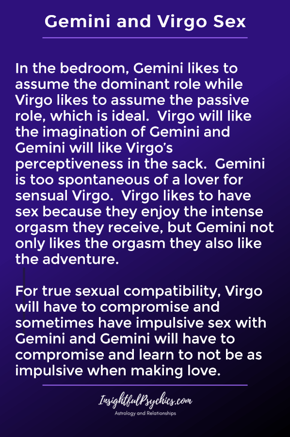 Keserasian Gemini dan Virgo - Udara + Bumi