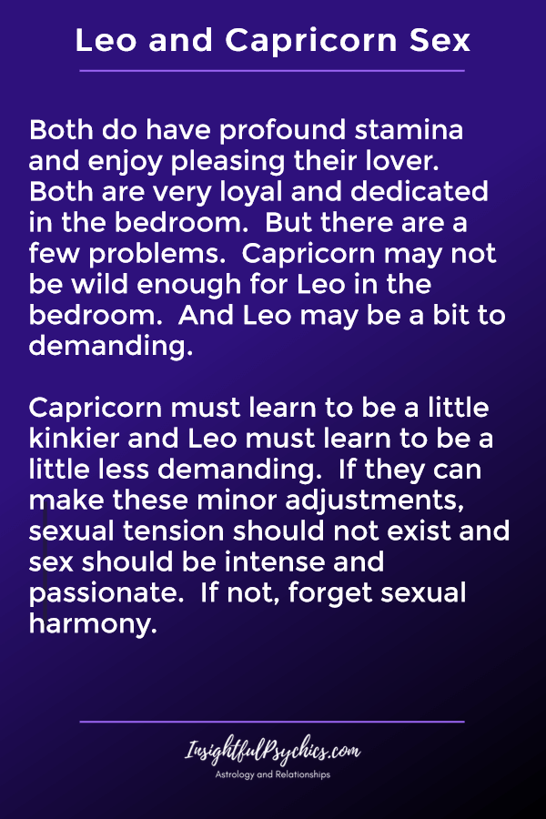 Keserasian Leo dan Capricorn - Api + Bumi