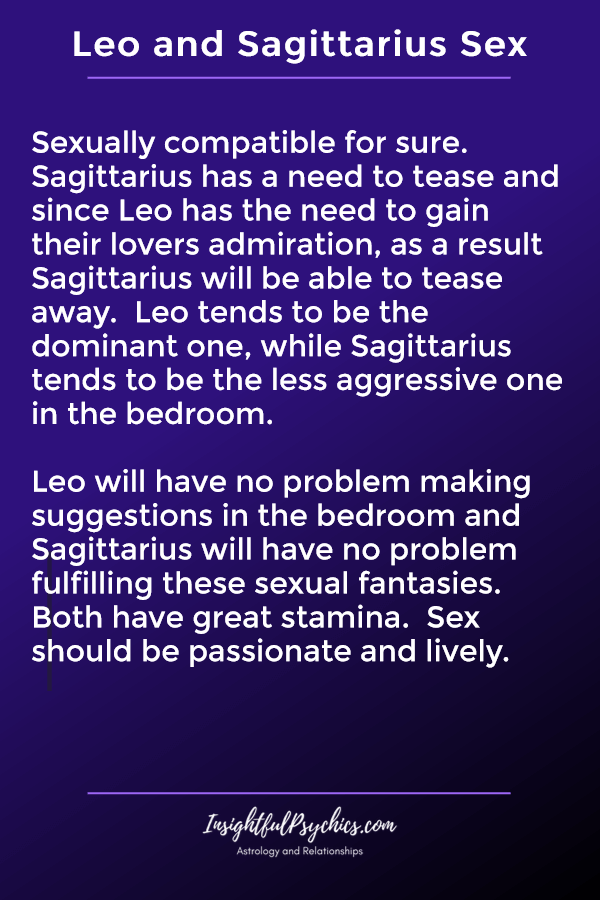 Keserasian Leo dan Sagittarius - Api + Api