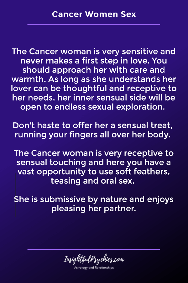 Cancer Woman (21 iunie - 22 iulie)