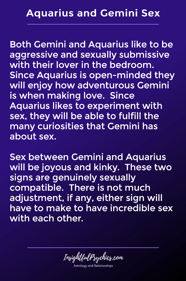 Kompatibilita Aquarius a Gemini - vzduch + vzduch