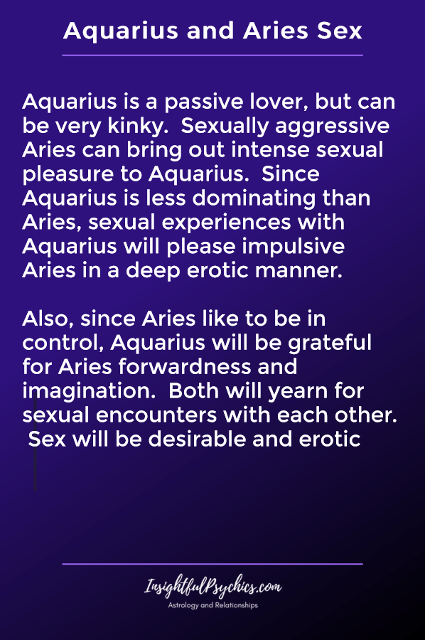 Keserasian Aquarius dan Aries - Udara + Api