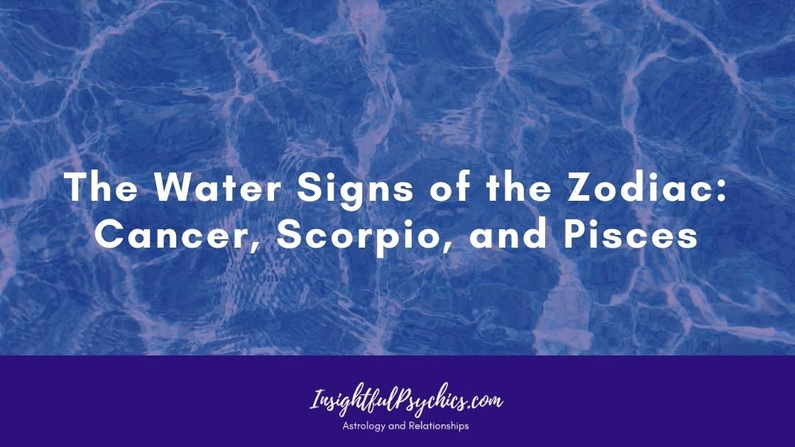 Zodiaka ūdens zīmes