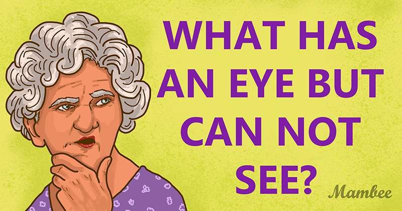 Tricky Riddle: Co má oko, ale nevidí, a může to chvíli trvat, než to zjistíme