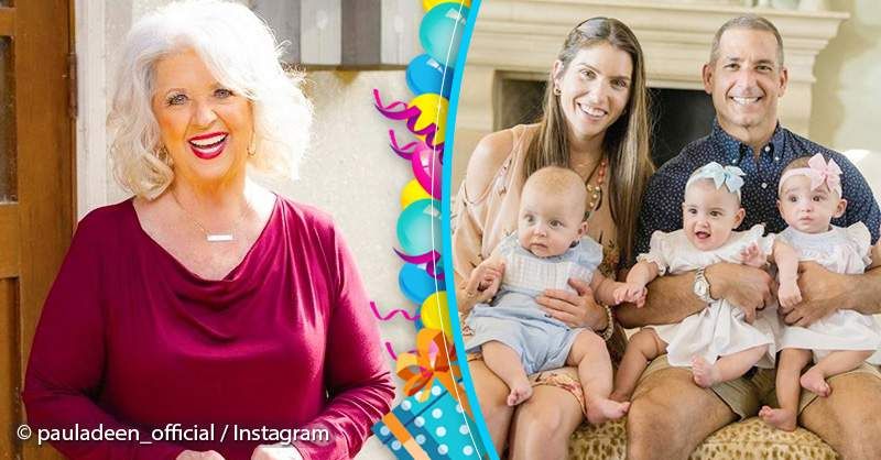 L’àvia t’estima! Paula Deen celebra el primer aniversari dels seus adorables néts de tres bessons