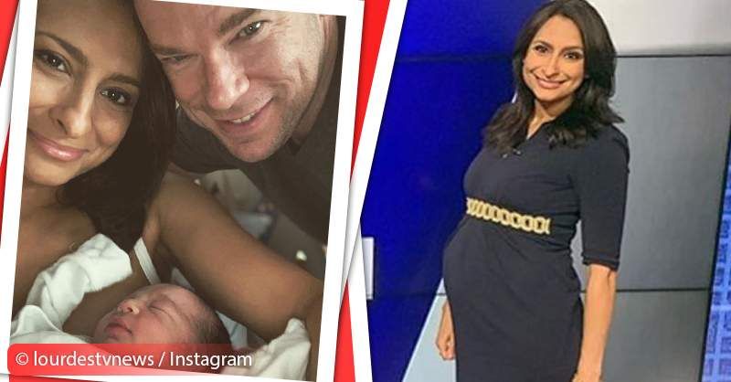 Baby er her! WGN-TV-journalisten Lourdes Duarte ønsket velkommen en søt datter Madeline