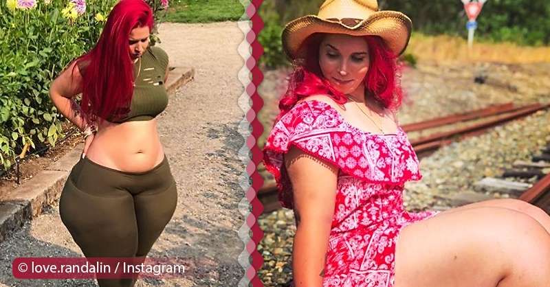 A test pozitivitása! A 70 hüvelykes kislányos nő Instagram-sztárrá válik