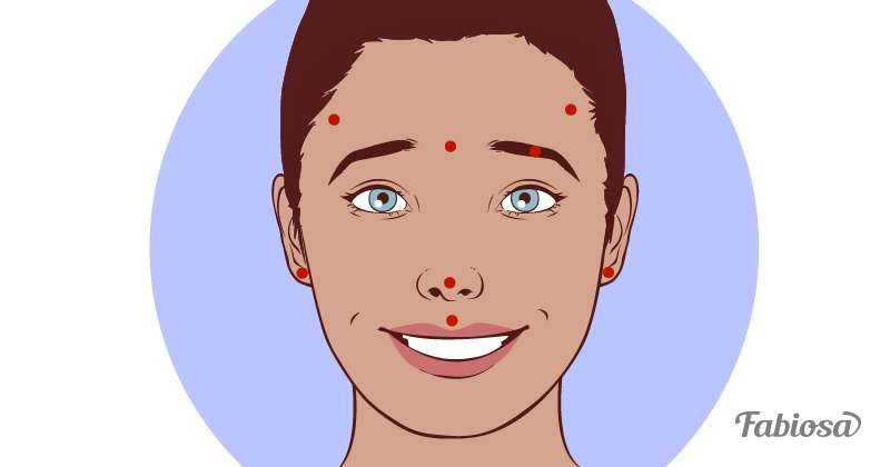 Kinesisk ansigtslæsning hjælper dig med at identificere heldige og uheldige muldvarp på dit ansigt