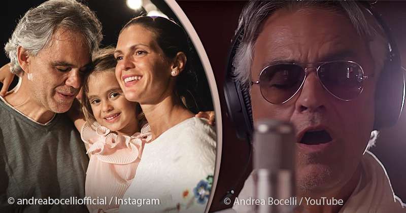 Andrea Bocelli, otec šestileté dívky, vydává novou píseň o procházce jeho dcery uličkou