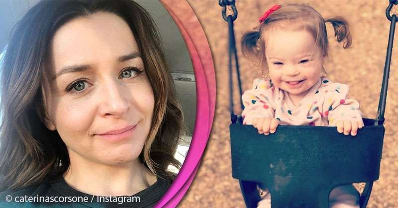 'Grey's Anatomy' Star Caterina Scorsone åpner opp for hennes 2 år gamle Daughters Down Syndrome