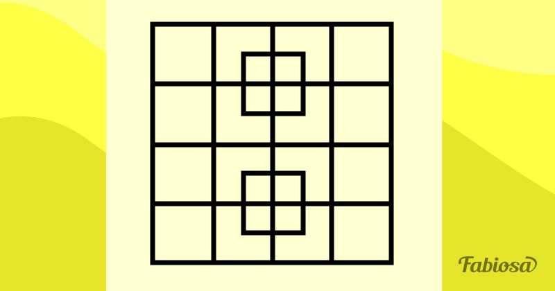 Nie tak oczywiste! Ile kwadratów można tu policzyć? Nie tak oczywiste! Ile kwadratów możesz tutaj policzyć?