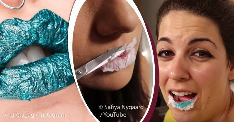 Instagram Trend 'Toalettpapir Lip Art' ser stilig ut, ikke sant?